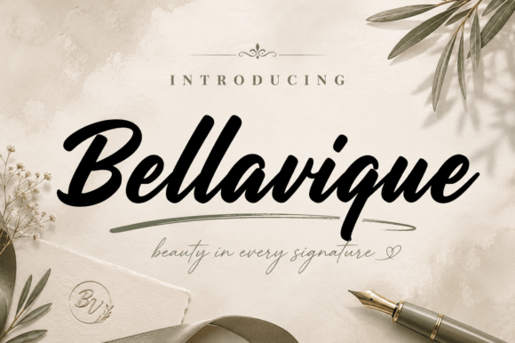 Bellavique: The Modern Script Font for Elegant Branding