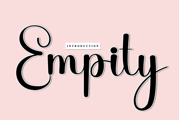 Empity: The Handwritten Font for Authentic Branding
