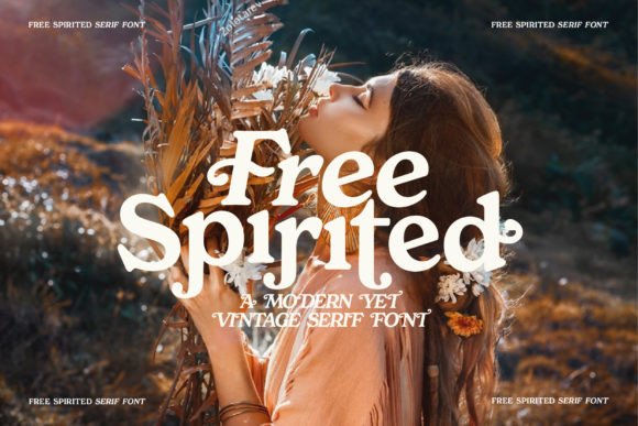 Free Spirited: The Vintage Charm Font for Modern Projects