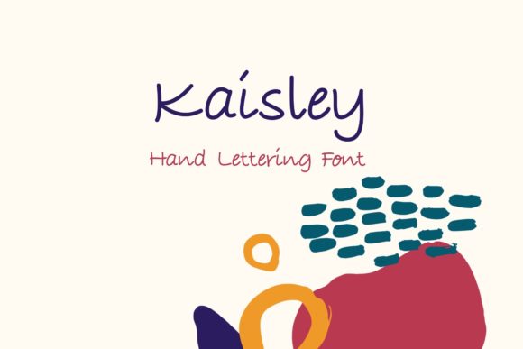Kaisley Font: Your Go-To for Charming, Handwritten Style