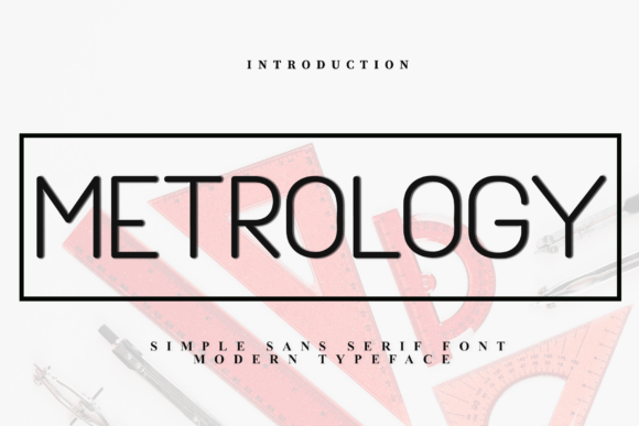 Metrology: A Festive Typeface for Holiday Designs