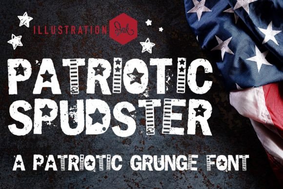 Patriotic Spudster: The Bold Display Font for American Branding