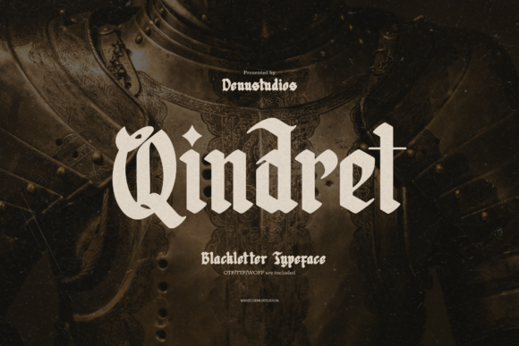 Qindret: A Modern Blackletter Font with Medieval Soul