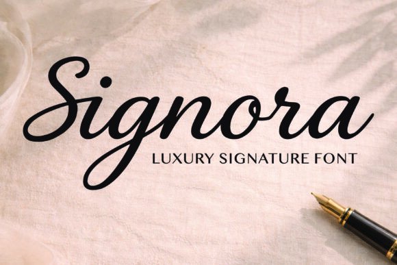 Signora: The Signature Script for Elegant Branding