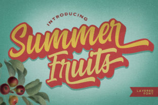 Summer Fruits: A Handwritten Font with Modern Appeal