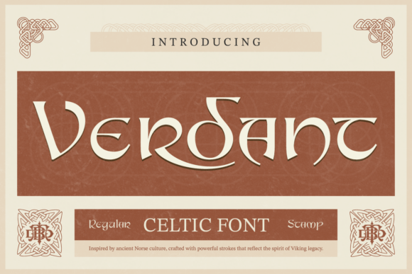 Verdant: A Celtic-Inspired Font for Mythical Design